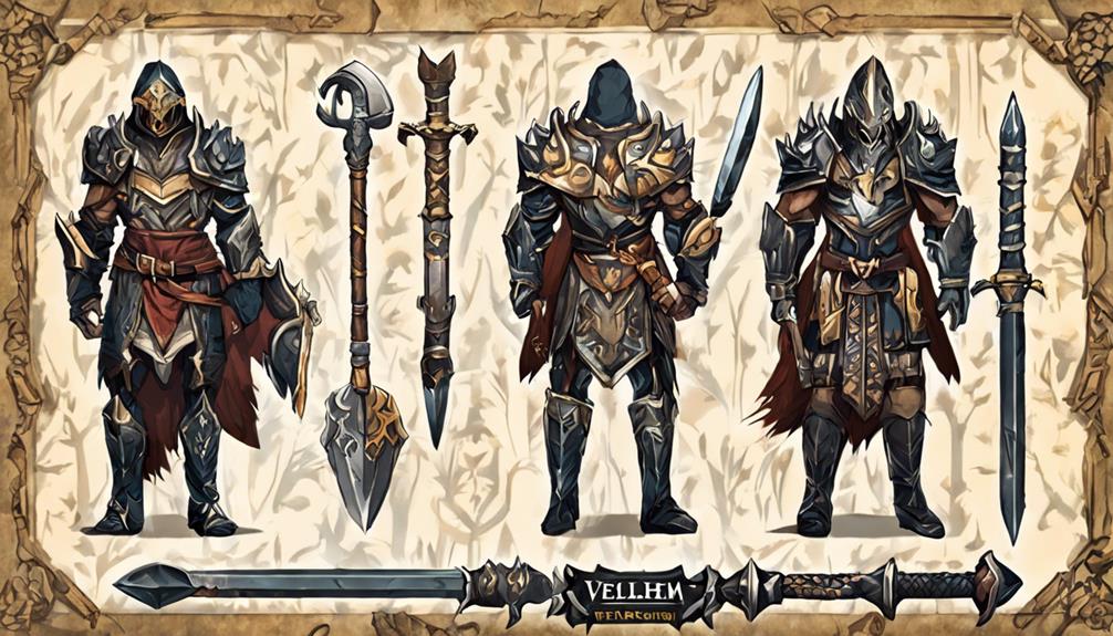 norse inspired arsenal of weapons