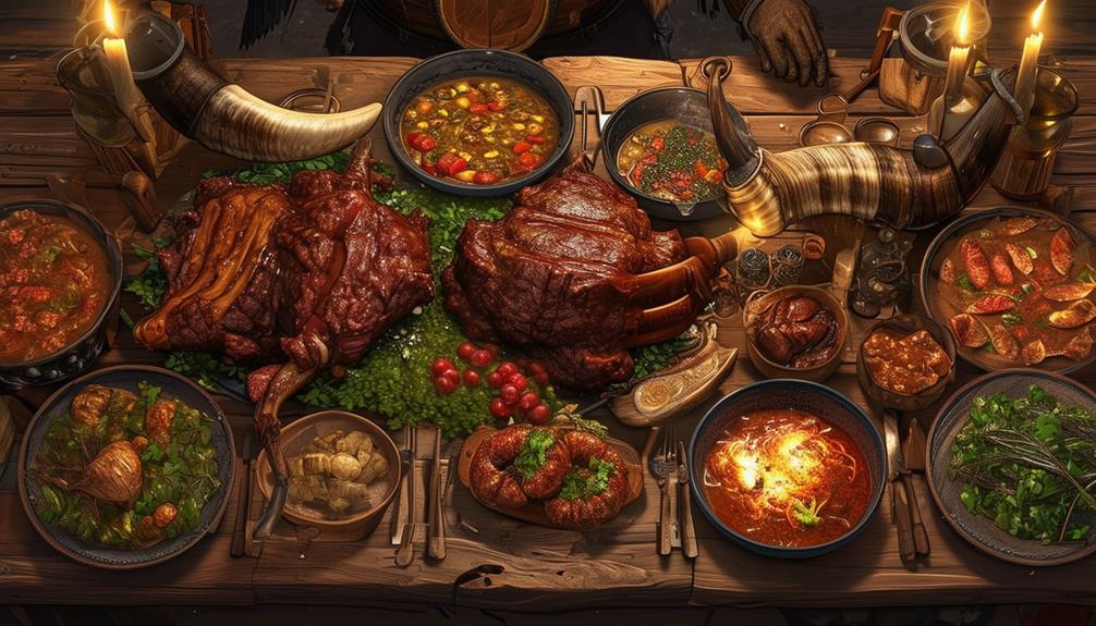 viking feast menu options