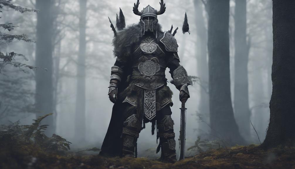 viking inspired iron armor